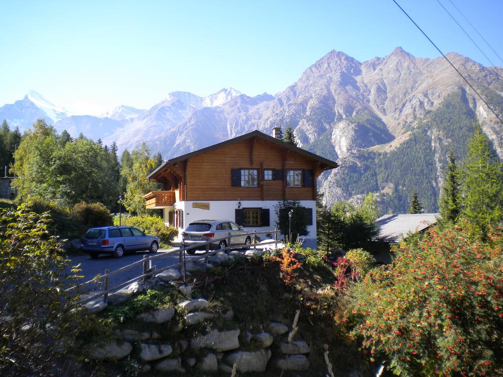 Chalet Charming Grächen Exterior foto